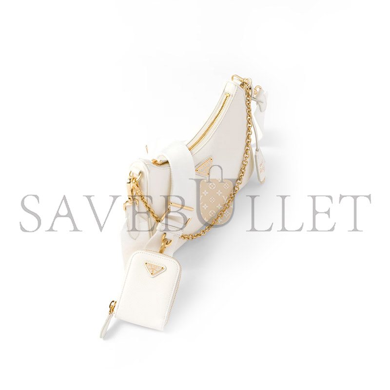 Pra*a re-edition 2005 saffiano leather bag 1bh204 (22*18*6cm)